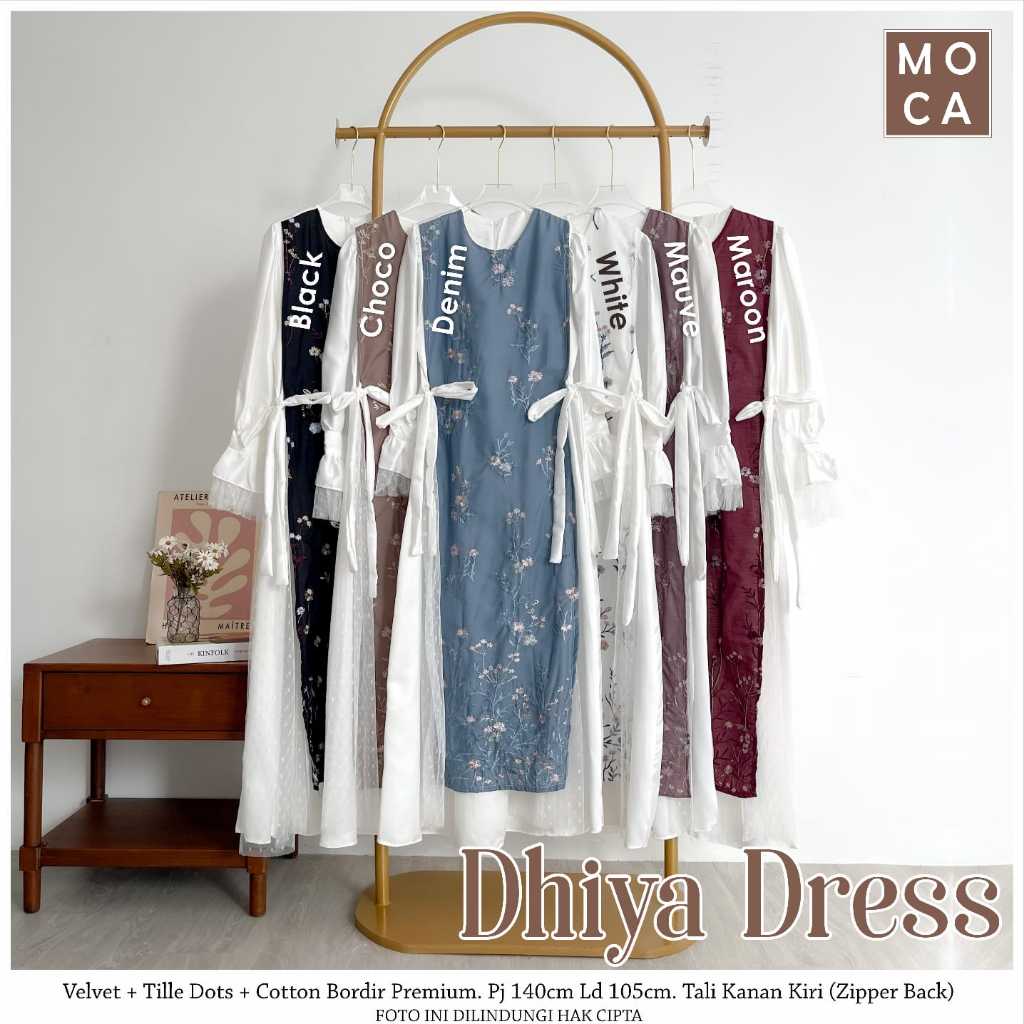gamis dhiya dress by moca LD 105