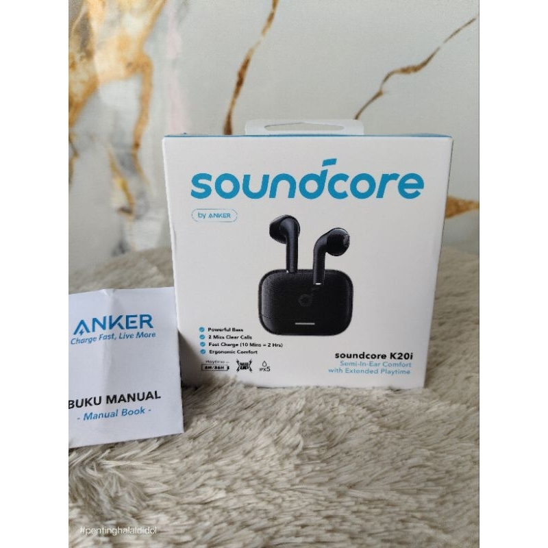 Handsfree headset bluetooth TWS ANKER SOUNDCORE K20i Black Original