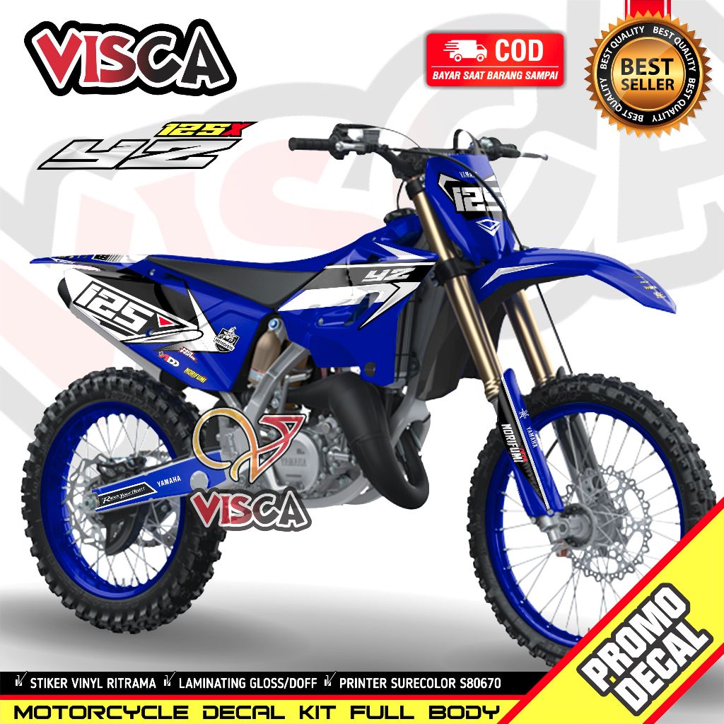 Decal Yz 125X 2022 Variasi Full Body Dekal Yz 125 New Variasi Full Body Stiker Yz 125 New Variasi Fu