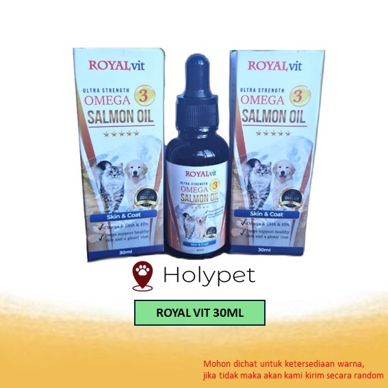 ROYAL VIT OMEGA SALMON OIL / VITAMIN ANJING DAN KUCING