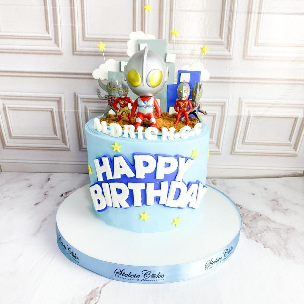 

Kue Ulang Tahun/Birthday Cake/kue Ultah Tema Ultraman/Kue Birthday Jakarta
