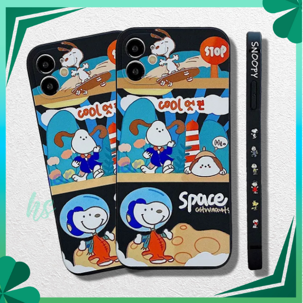 Case Liquid Snoopy SpaceOppo A16 A16S A54 4G Case Softcase TPU Dove