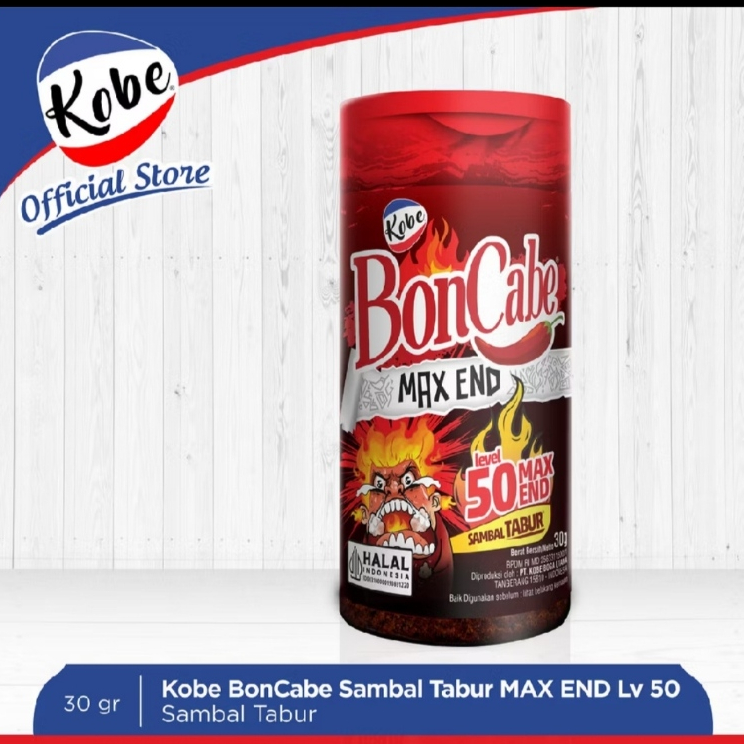 

Kobe Boncabe Bon Cabe Level 30 Level 50 Sambal Tabur