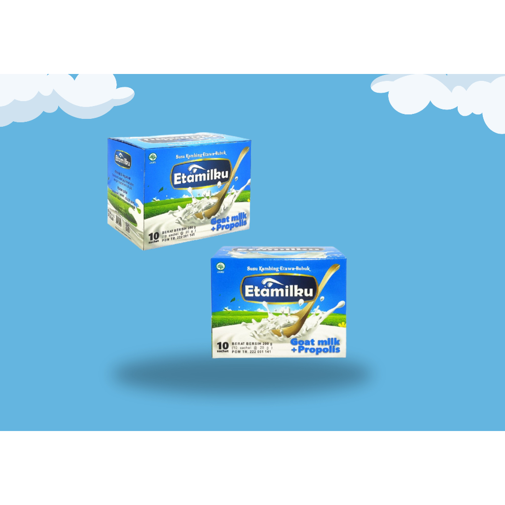

PAKET 20 SACHET Susu Kambing Etamilku Plus Propolis Rasa Original