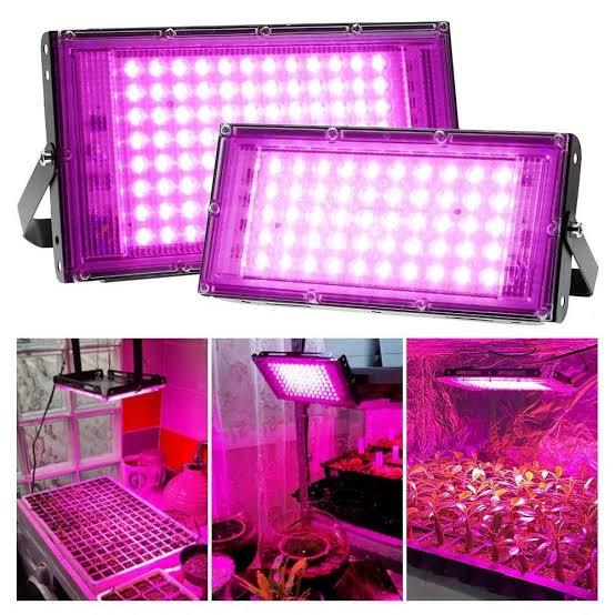 R27ORI LAMPU ULTRAVIOLET UV 50 WATT SOROT SUPER TERANG GROW LIGHT LED LAMP PENUMBUH TANAMAN