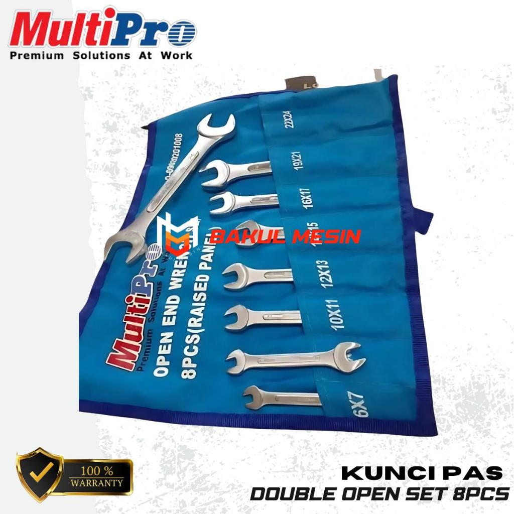 Kunci Pas Double Open Set 8pcs Kunci Multipro