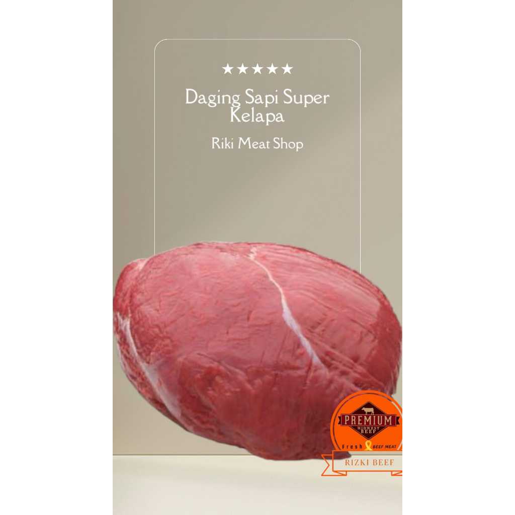 

Daging Rendang Super Kelapa 500g-1kg Fresh 100%Original tanpa lemak (HALAL)