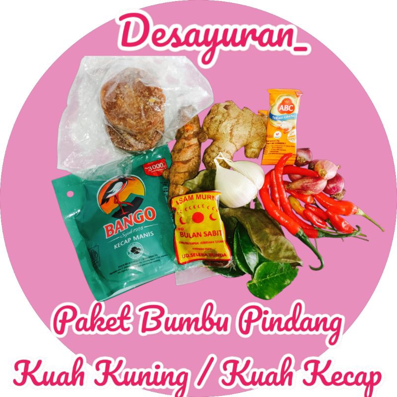 

Desayuran Paket Lengkap Bumbu Pindang Kuah Kuning/ Kuah Kecap