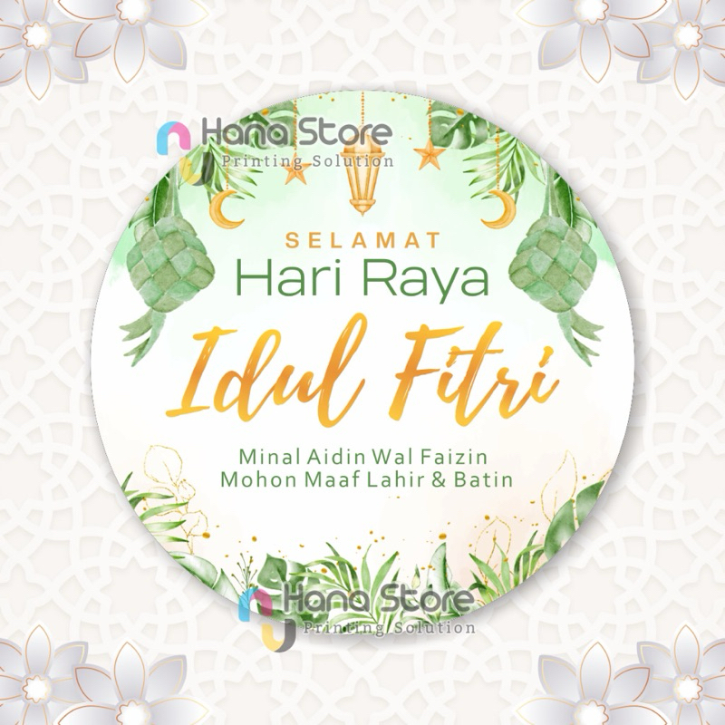 stiker toples hampers lebaran