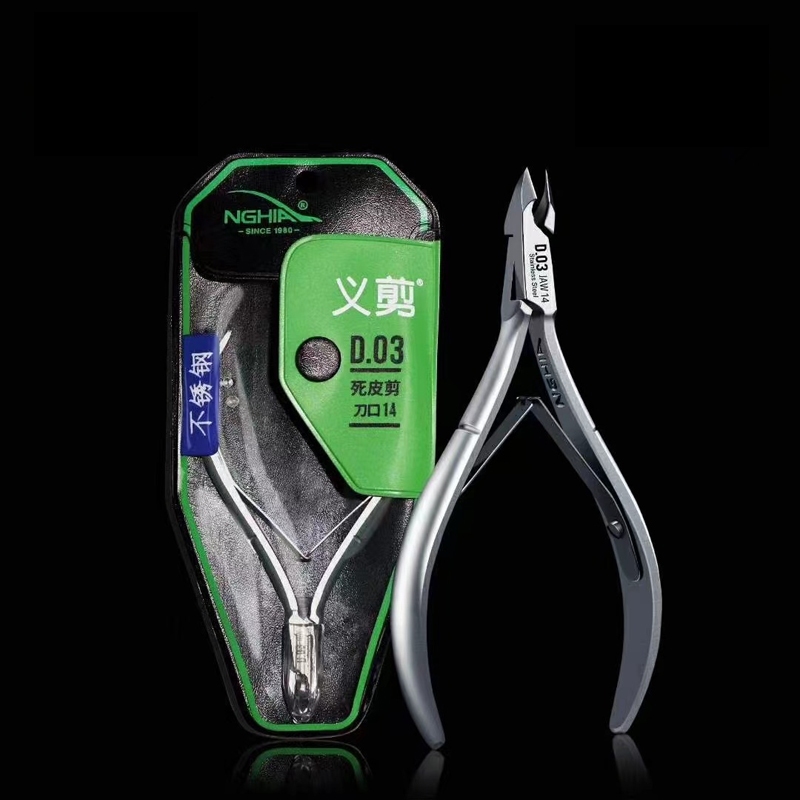 Cuticle Nipper D501 Full Jaw Stainless Steel Kutikula pembersih Gunting Kuku Original