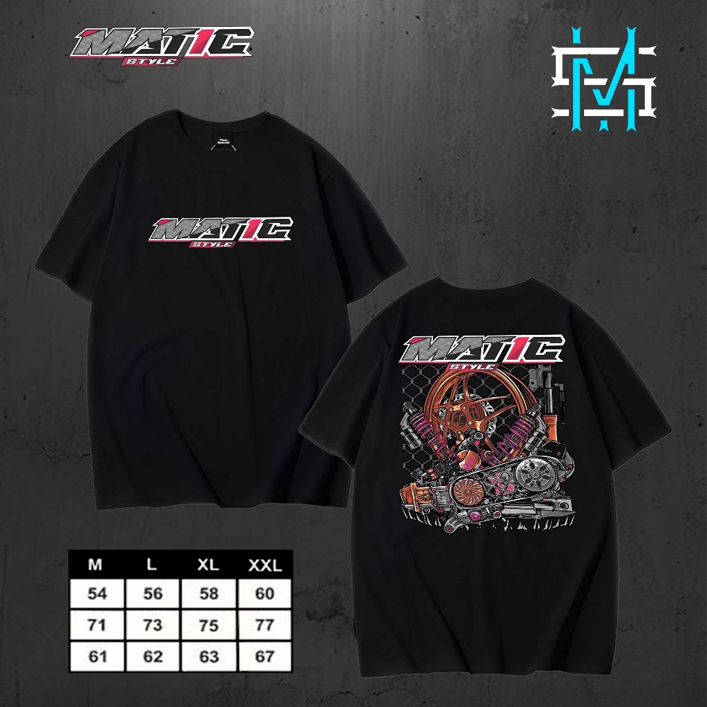 MODERNSTORE88_KAOS DISTRO TERBARU DAN TERLARIS KAOS MATIC STYLE BAHAN COMBED 24S BAYAR DI TEMPAT