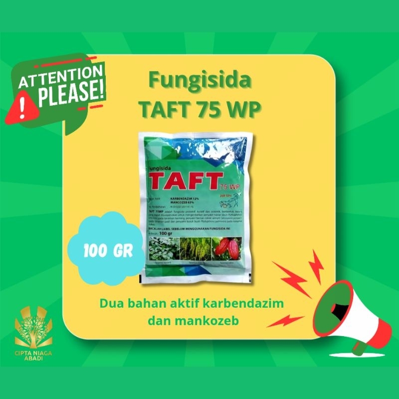 Fungisida TAFT 75 WP 100 Gram