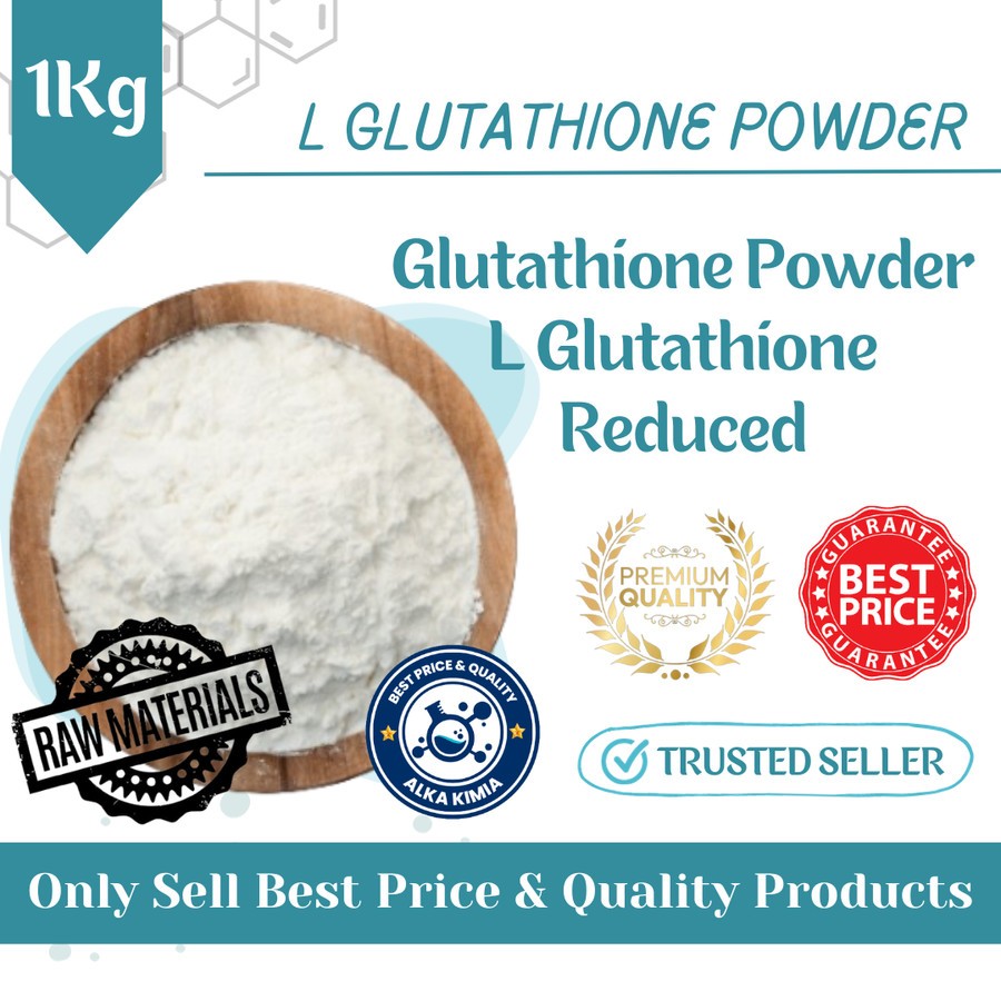 Termurah 1Kg Glutathione Powder L Glutathione Reduced / 1kg Bubuk L-Glutathione Murni Bubuk Bahan Ba