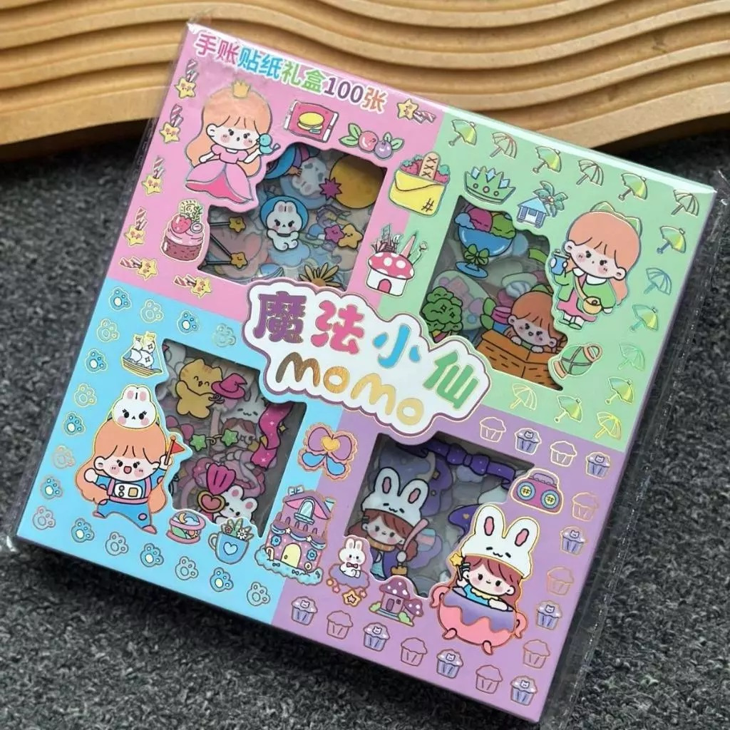 

COD STIKER MOMO STIKER SANRIO ISI 100 LEMBAR WATERPROOF STIKER MOMO CICI NONO 4 WARNA