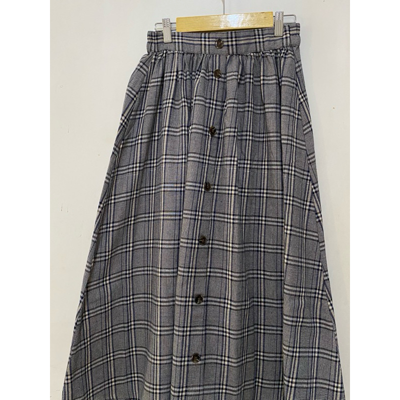 Rok Tartan Kancing by GRL