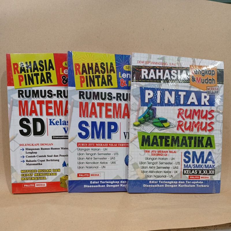 RUMUS MATEMATIKA LENGKAP SD, SMP, SMA