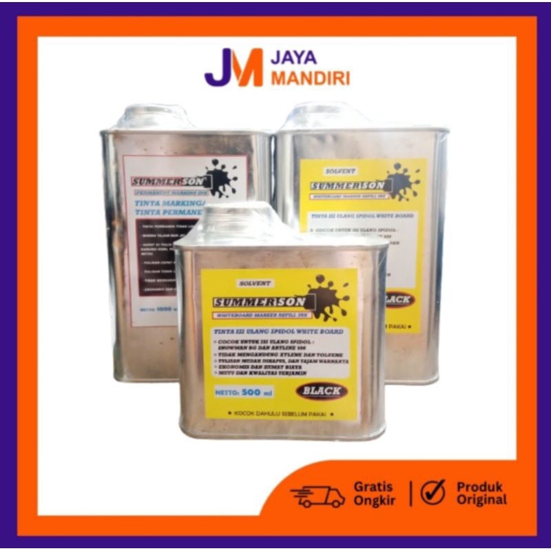 

Tinta Isi Ulang Spidol Permanent / White Board Summerson