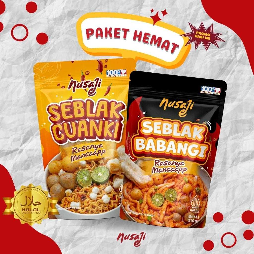 

Nusaji Paket Hemat Seblak 2 Pcs