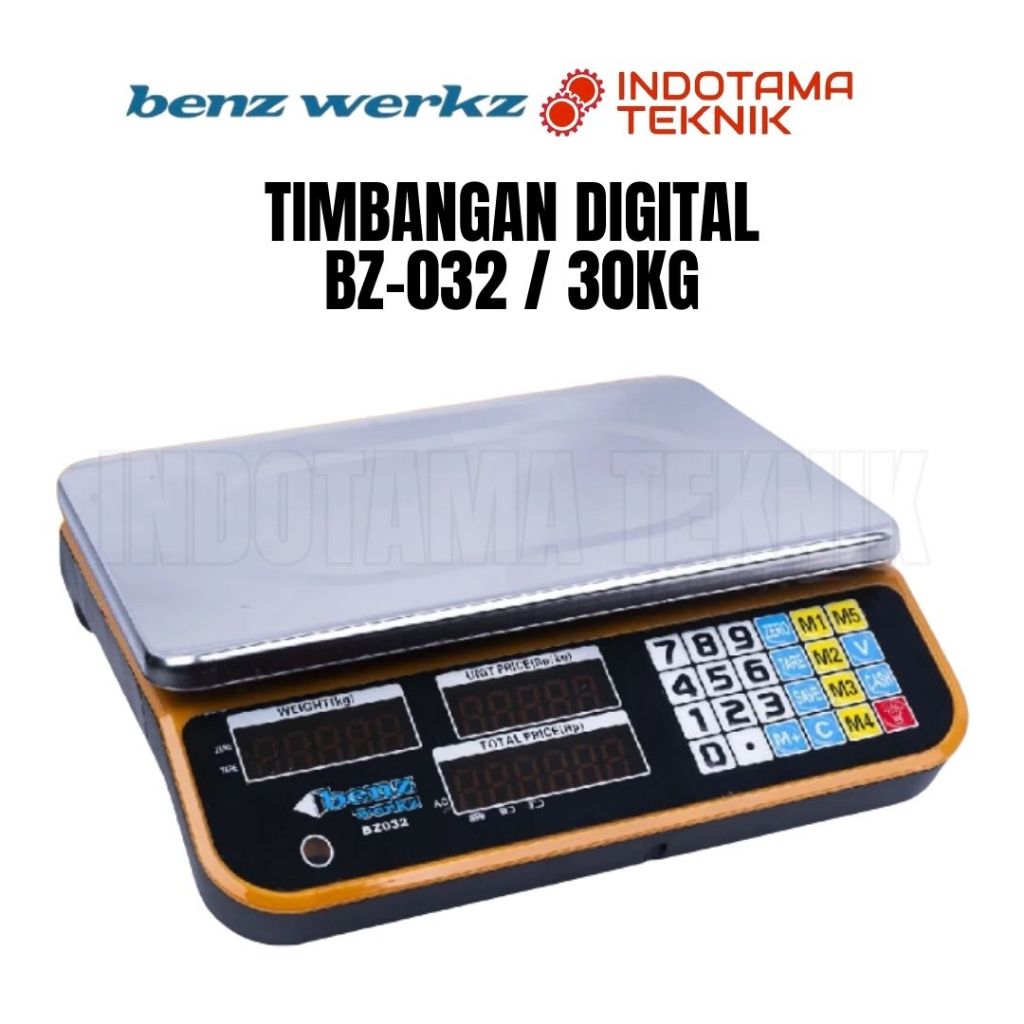 Timbangan Digital 40 kg Barang Sayur Buah Laundry Benz Werkz BZ 032