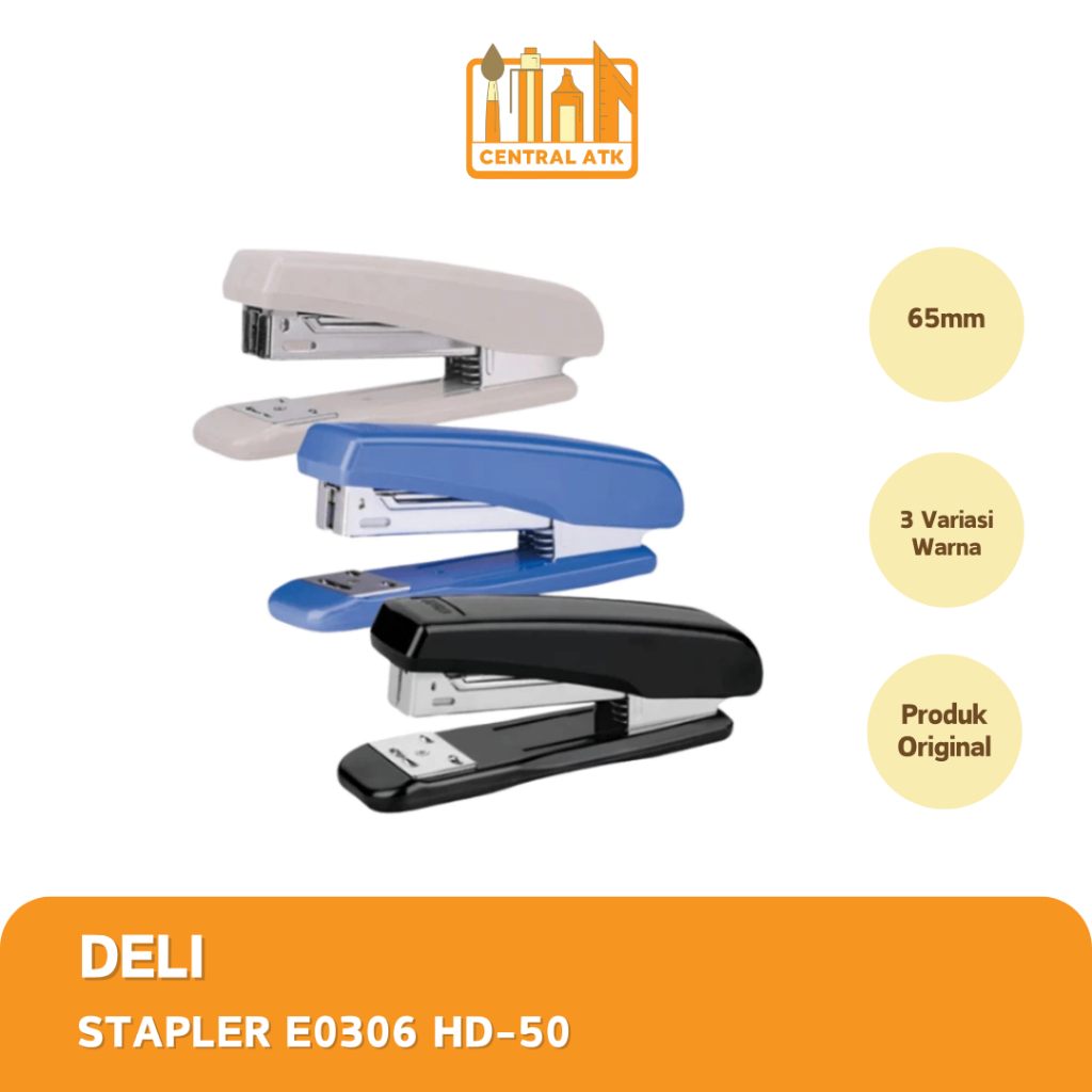 

DELI JEPRETAN / STEPLER STAPLER E0306 HD-50 (1 PCS)