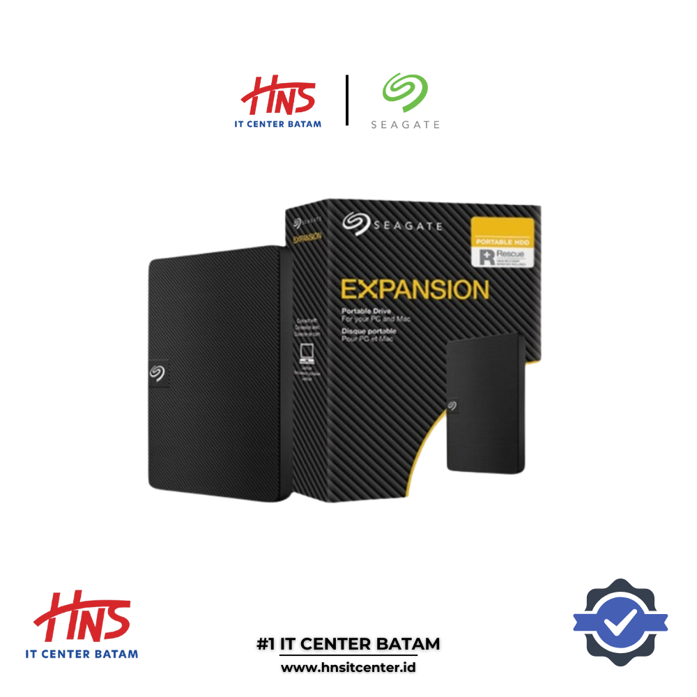 HARDISK SEAGATE EXPANSION 1TB MFI – BLACK