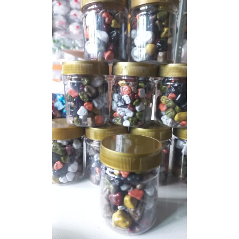 

cokelat kerikil kemasan toples mini