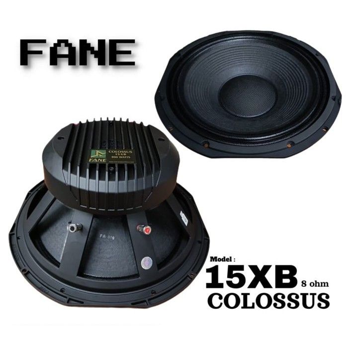 COMPONENT SPEAKER FANE COLOSSUS 15XB 15 INCH ORIGINAL / Speaker Component Black Spider 15 Inci Coati