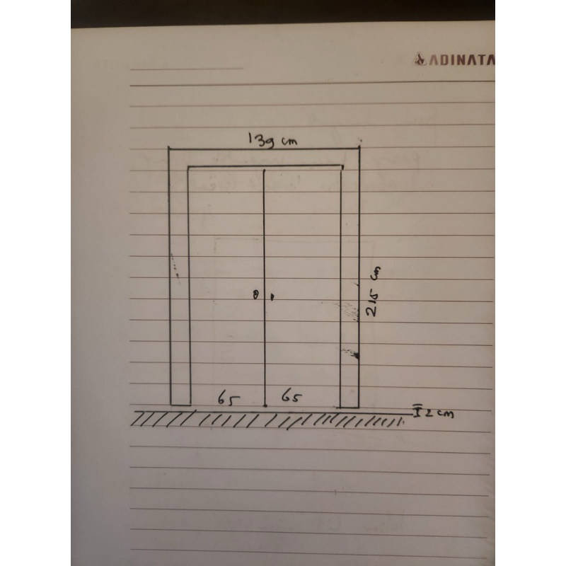 pintu alumunium expanda double