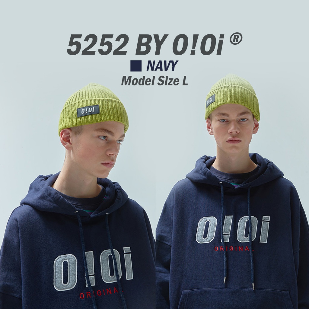 JAKET HOODIE KOREAN-JAPAN ORIGINAL OIOI - NAVY
