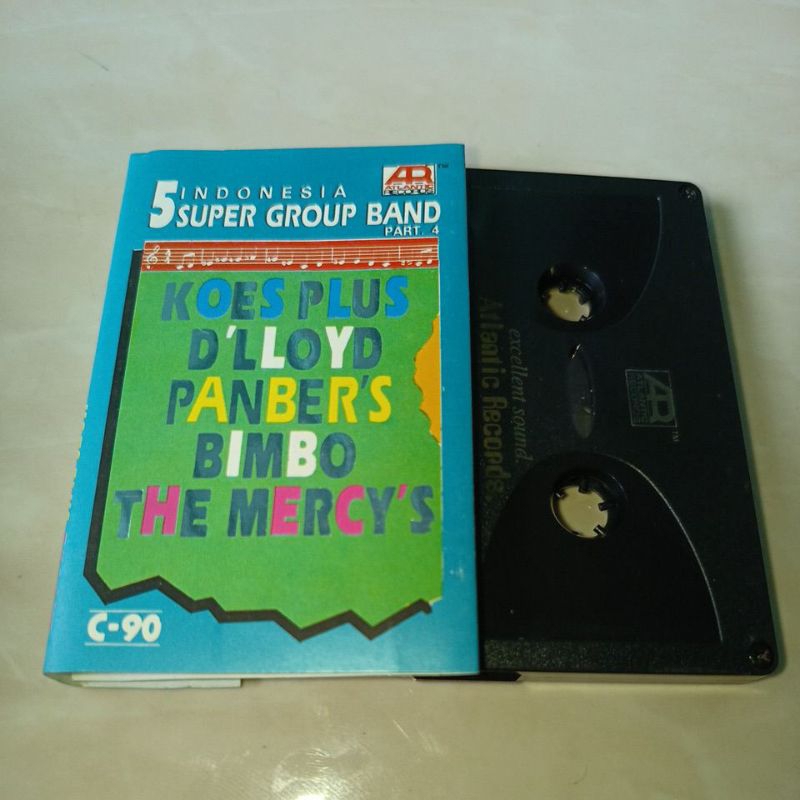 KASET KOES PLUS PANBERS DLLOYD BIMBO THE MERCY'S SUPER GROUP BAND INDONESIAN 5