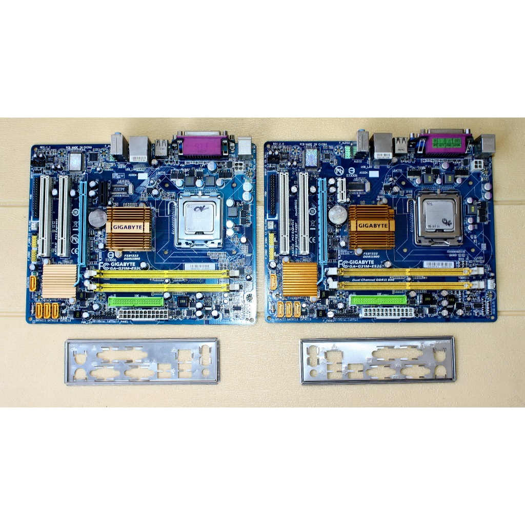 MOTHERBOARD MOBO GIGABYTE G31 DDR2 LGA 775 GA-G31M-ES2L GA-G31M-ES2C NORMAL MULUS MURMER