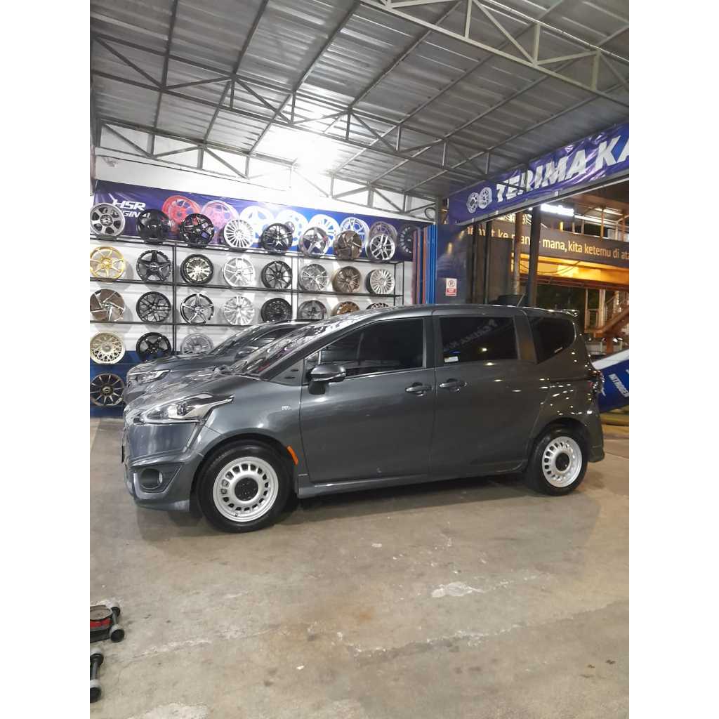 PAKET VELG PLUS BAN FORCEUM 195 55 R16 UNTUK MOBIL SIENTA USE VELG HSR BSI RING 16