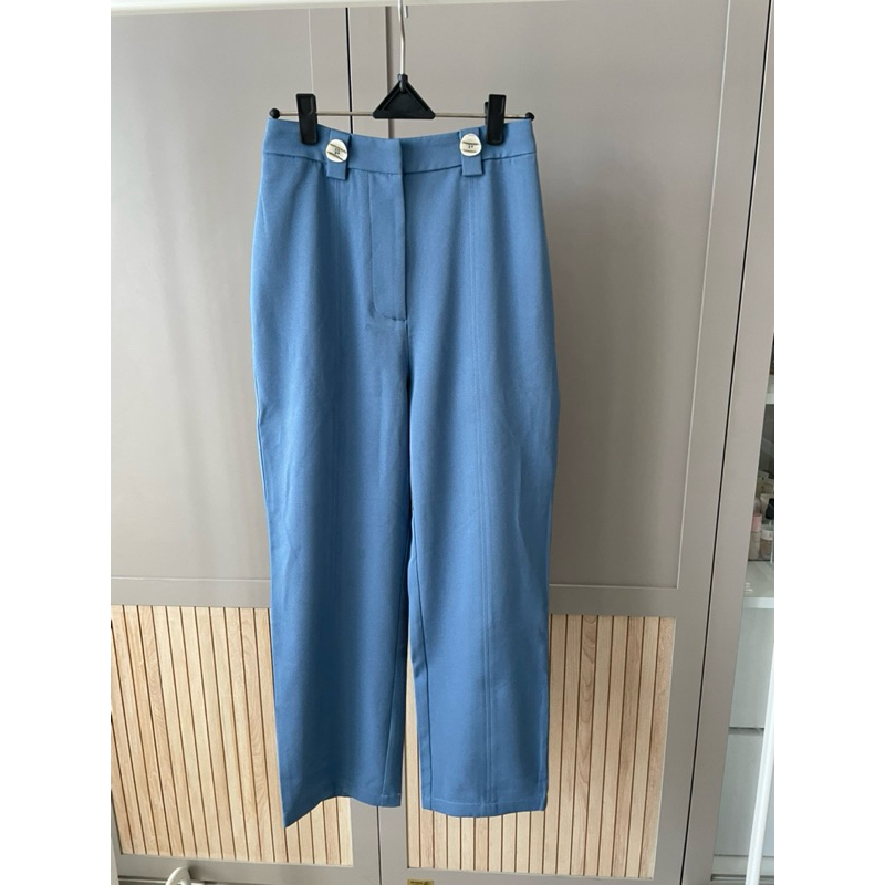 [Preloved] Celana Bahan By Pomelo | Celana Kantor | denim