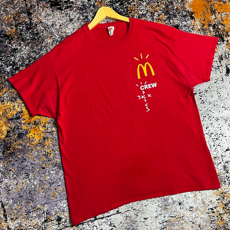 Hanes Travis Scott X Mcdonald Cactus Jack Tshirt
