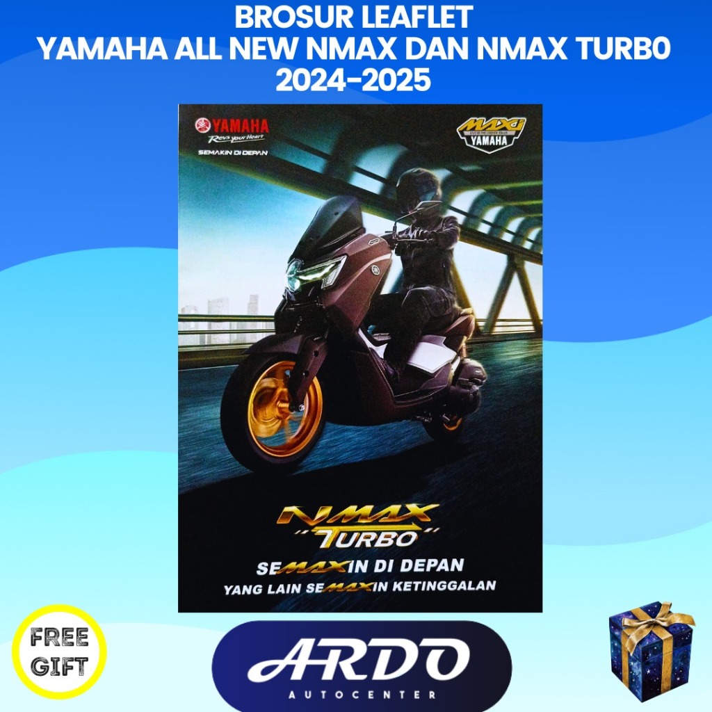 Brosur katalog motor Yamaha All New NMAX dan NMAX Turbo 2024-2025