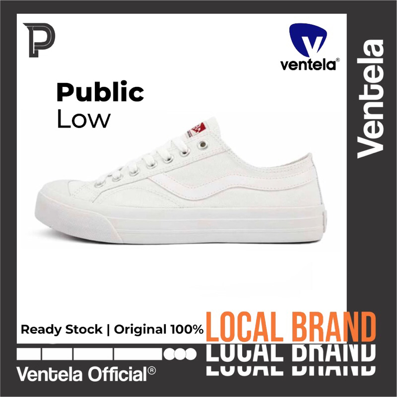 Ventela Public Low All White