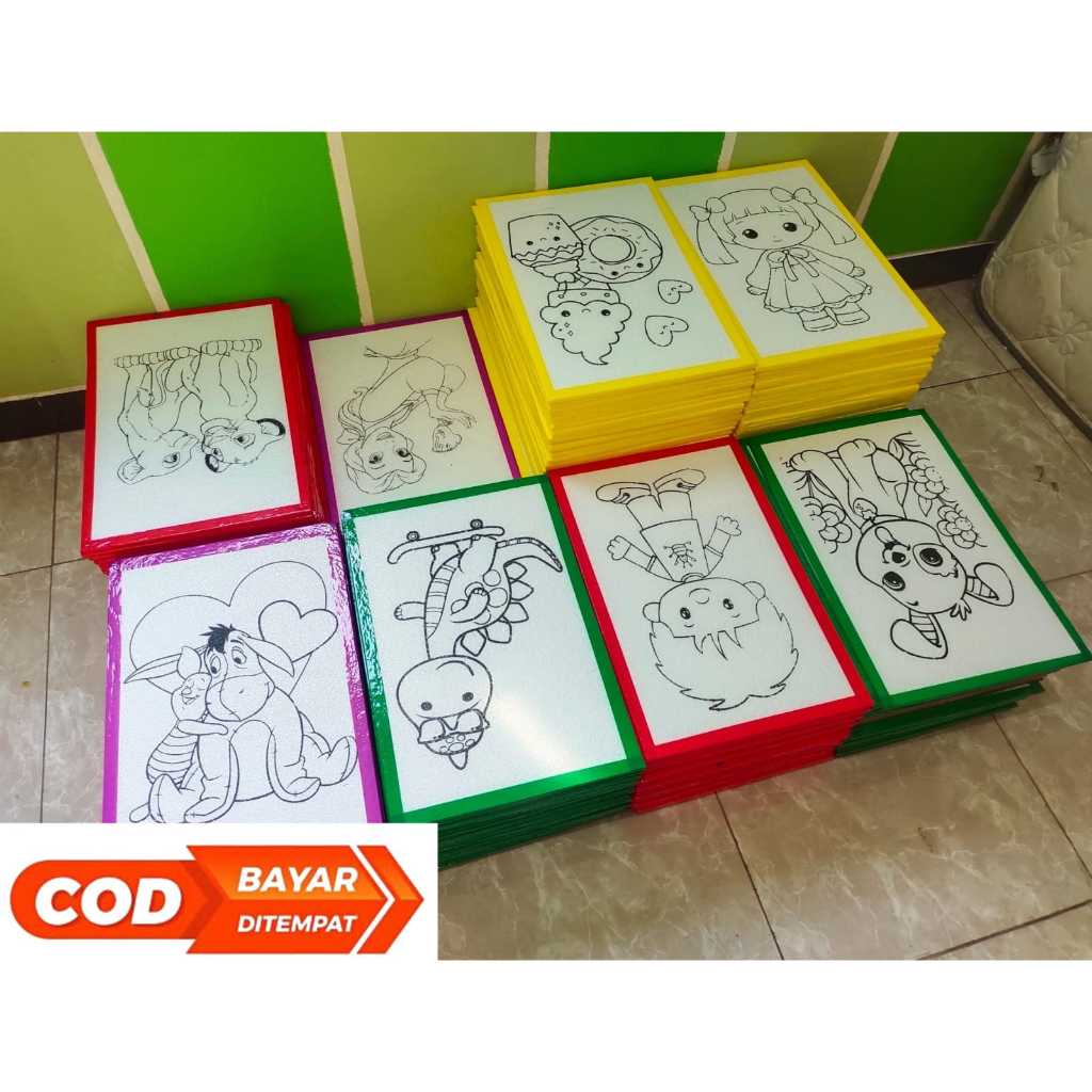 

KHUSUS COD STYROFOAM LUKIS ISI 25 PC 33X50 LIST LAKBAN - GABUS LUKIS MEWARNAI ANAK 33X50 - STYROFOAM MEWARNAI PASAR MALAM