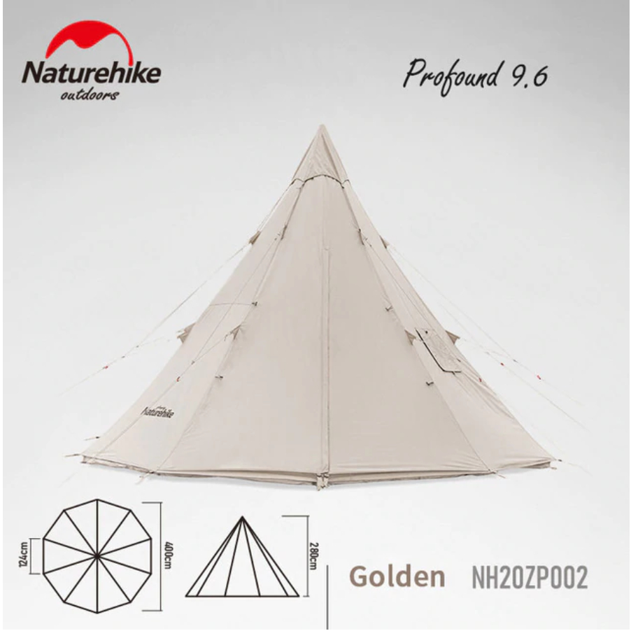 TENDA COTTON PYRAMID 9.6 SERIES NATUREHIKE NH20ZP002