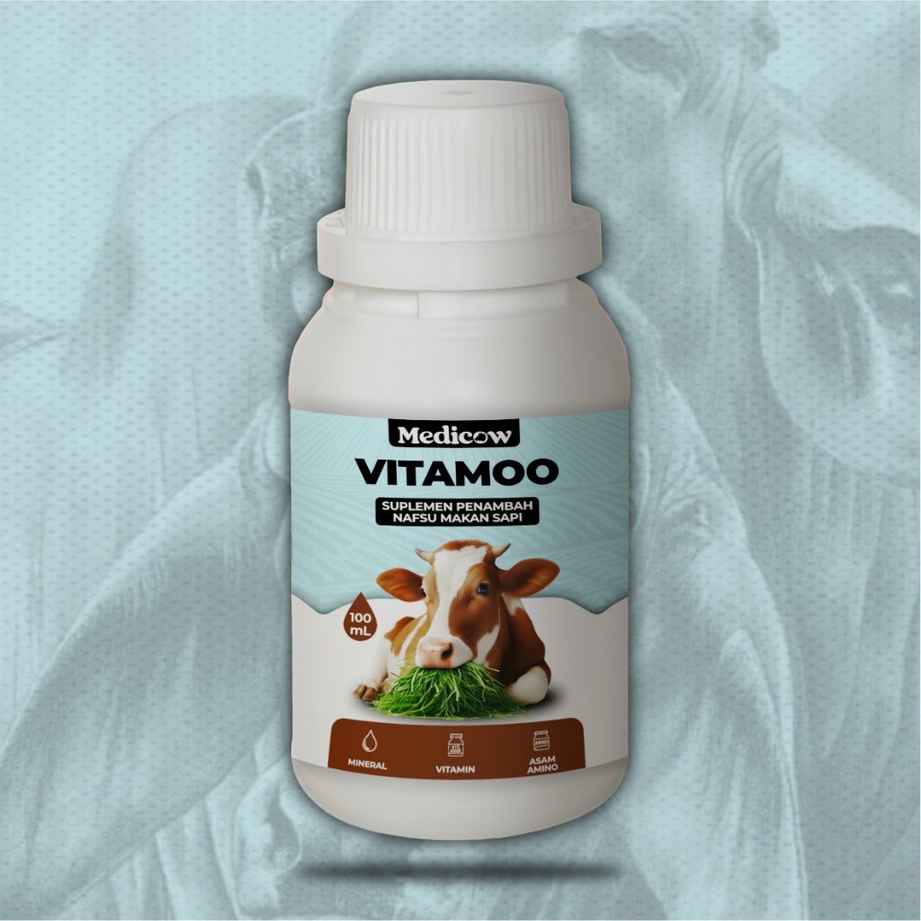Medicow Vitamoo Vitamin Sapi Meningkatkan kesehatan dan kesuburan sapi 100 ml