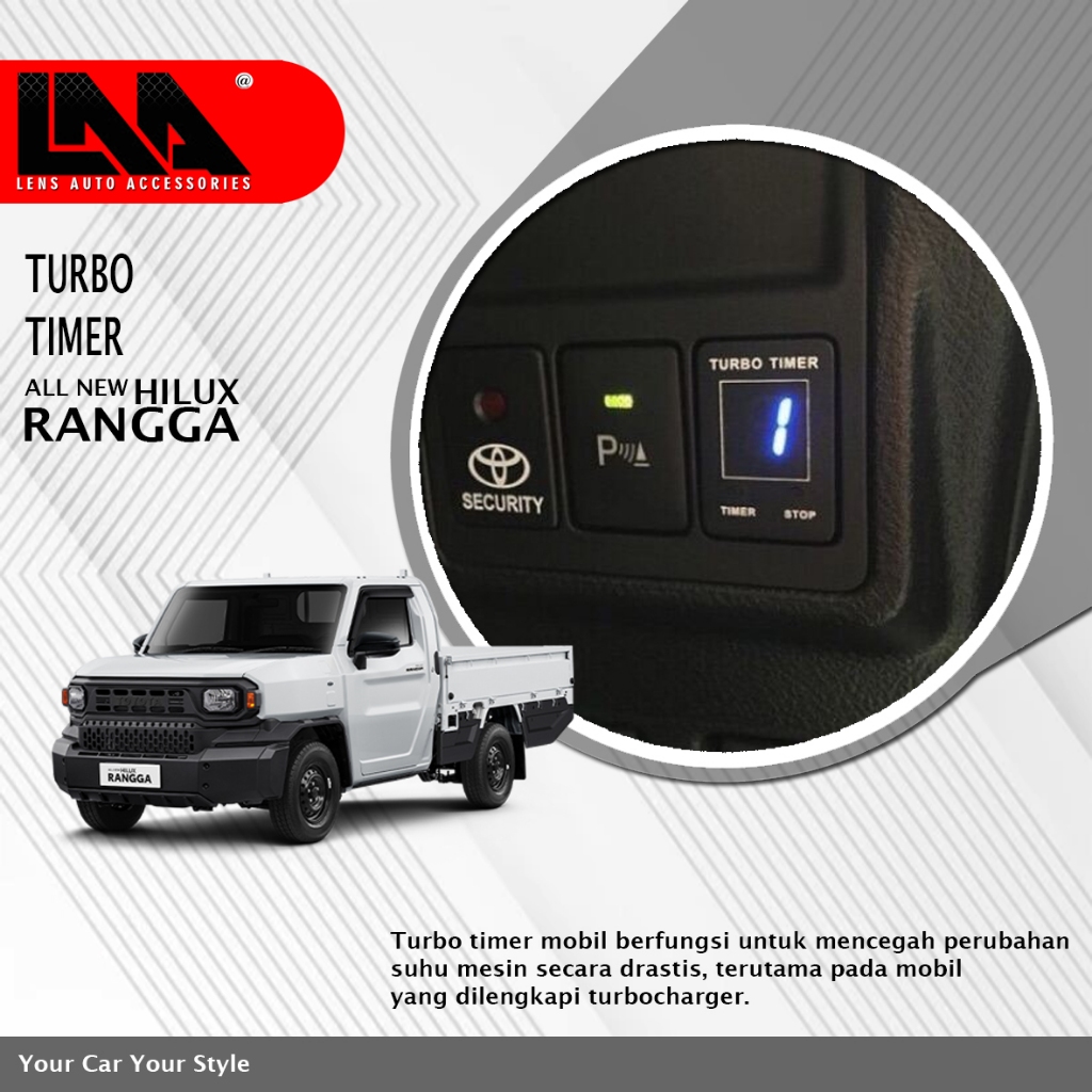 TURBO TIMER TOYOTA HILUX RANGGA - TURBO TIMER HILUX RANGGA