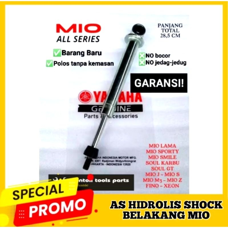 Hidrolis hidrolik as shock shok sok belakang motor mio sporty mio soul mio j xeon mio m3
