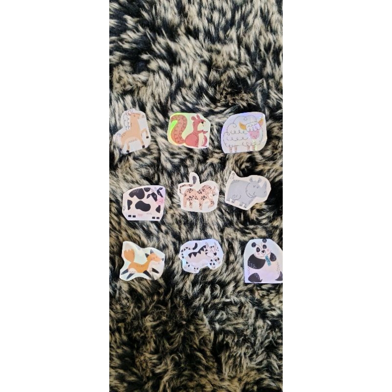 

paket 2!!! 9 Stiker Animal Series Premium!!