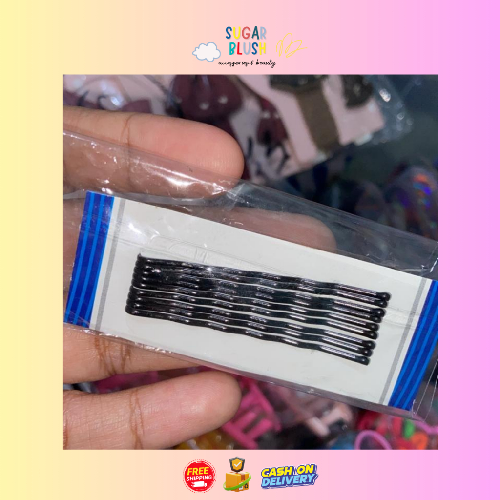 JEPIT LIDI KOREA / JEPITAN RAMBUT LIDI / PIN RAMBUT HITAM WARNA WARNI