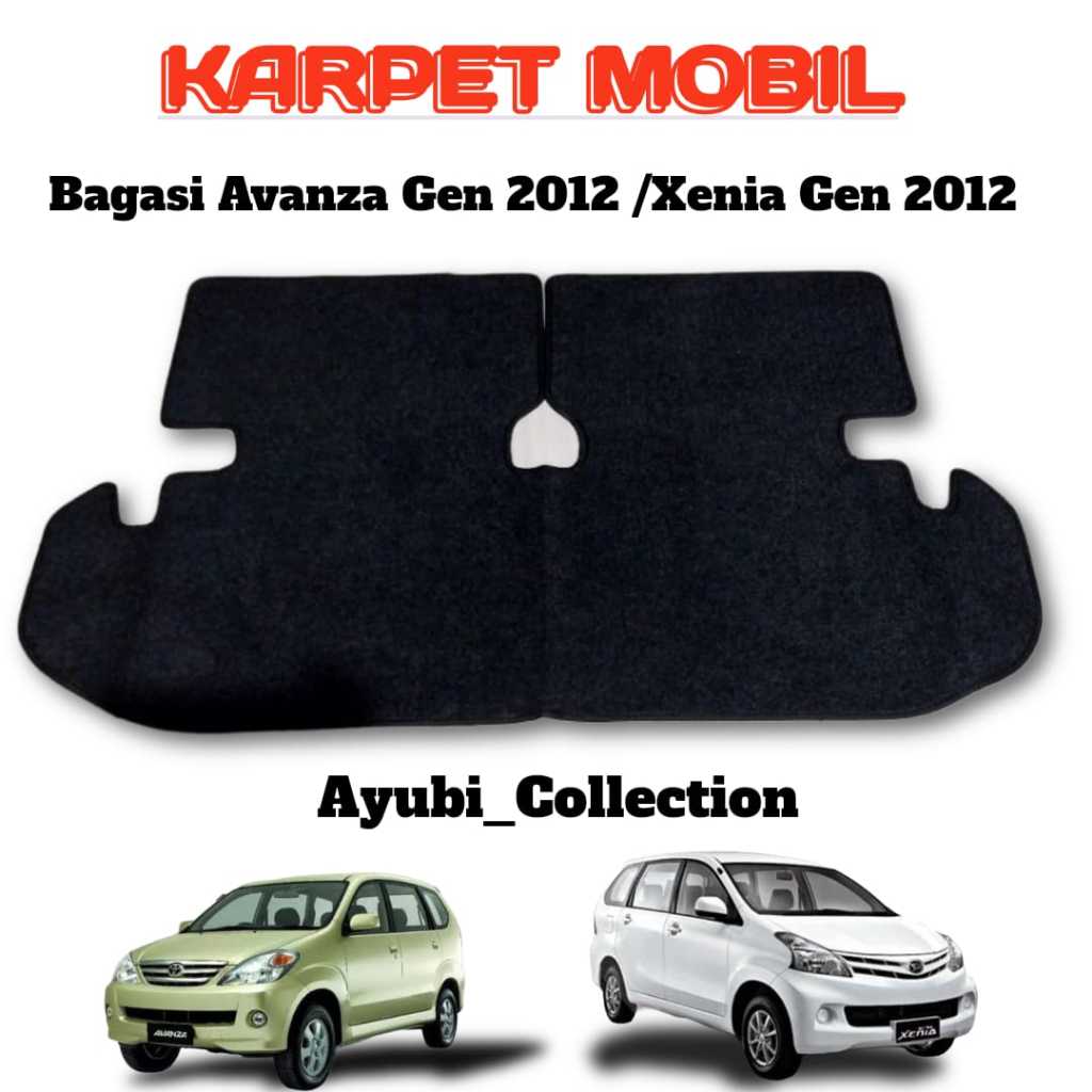 Karpet Bagasi Mobil Avanza Gen 2012/Xenia Gen 2012