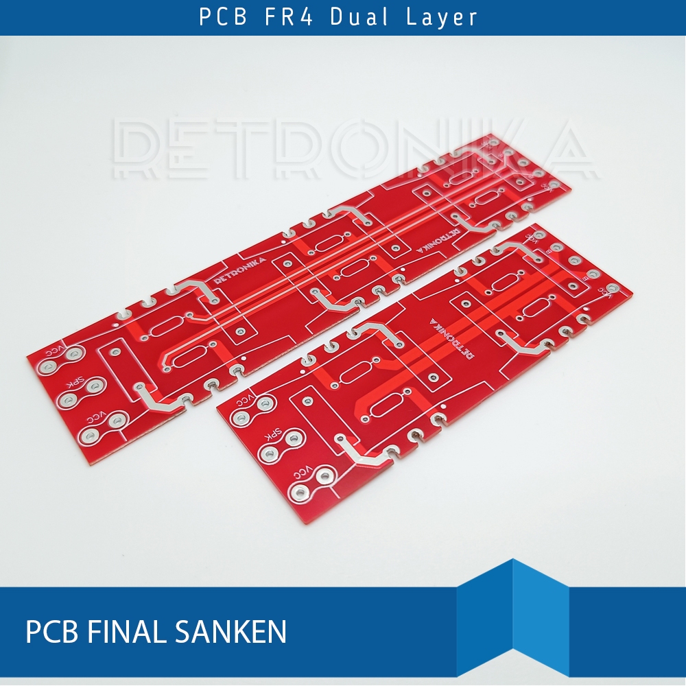 Pcb Transistor Final SANKEN 2-3 Set. Dual Layer