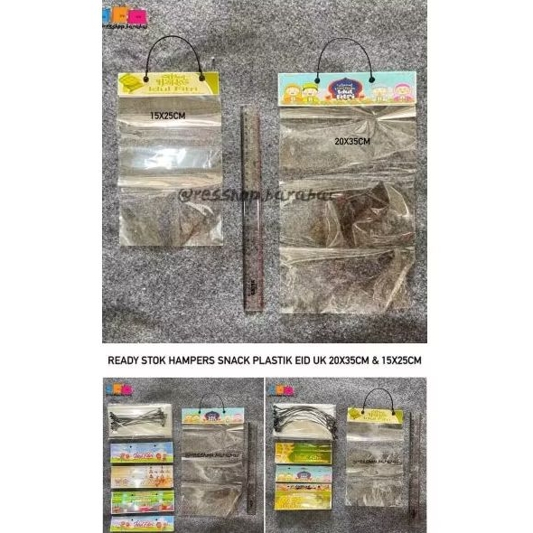 

PLASTIK HAMPERS SNACK TENTENG 15 x 25CM