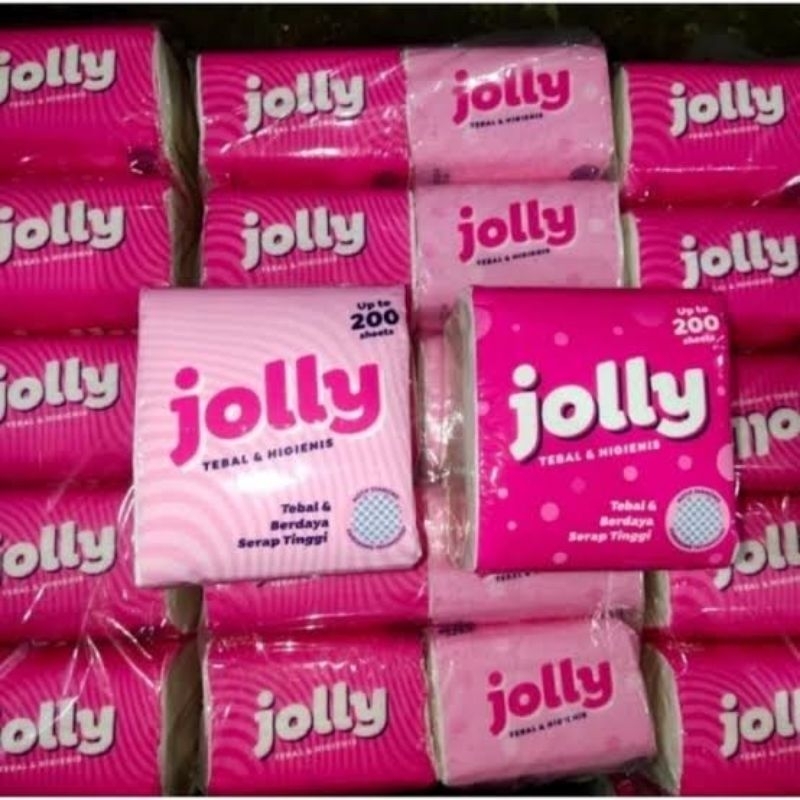 Tissue Jolly 200Sheet Kecil / Jolly Pink 200Sheet / Tissue