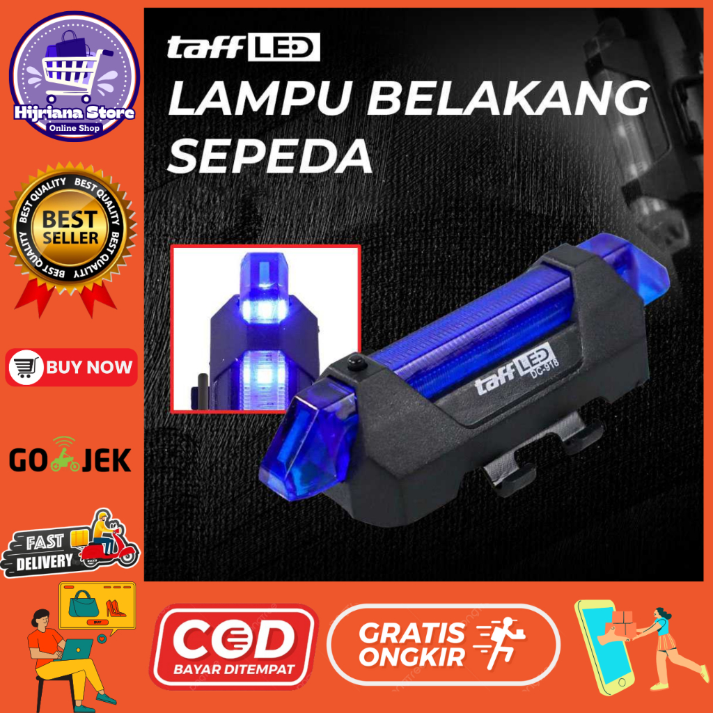 Lampu Belakang Sepeda LED Tail Light USB Rechargeable/Lampu Belakang Sepeda LED USB Rechargeable Ant