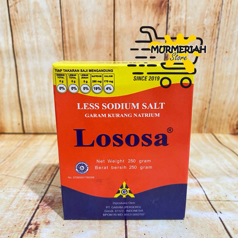 

Garam Lososa 250 gr | Garam Rendah Natrium (untuk Hipertensi)