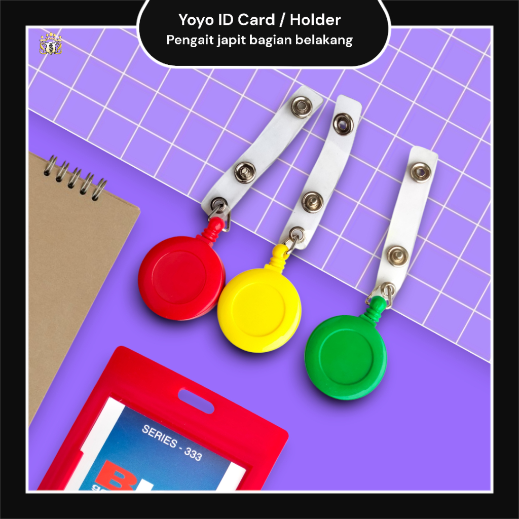 

Yoyo Id Card / Pengait / Holder Id Card Saku seragam / Kantor / Sekolah / Serbaguna